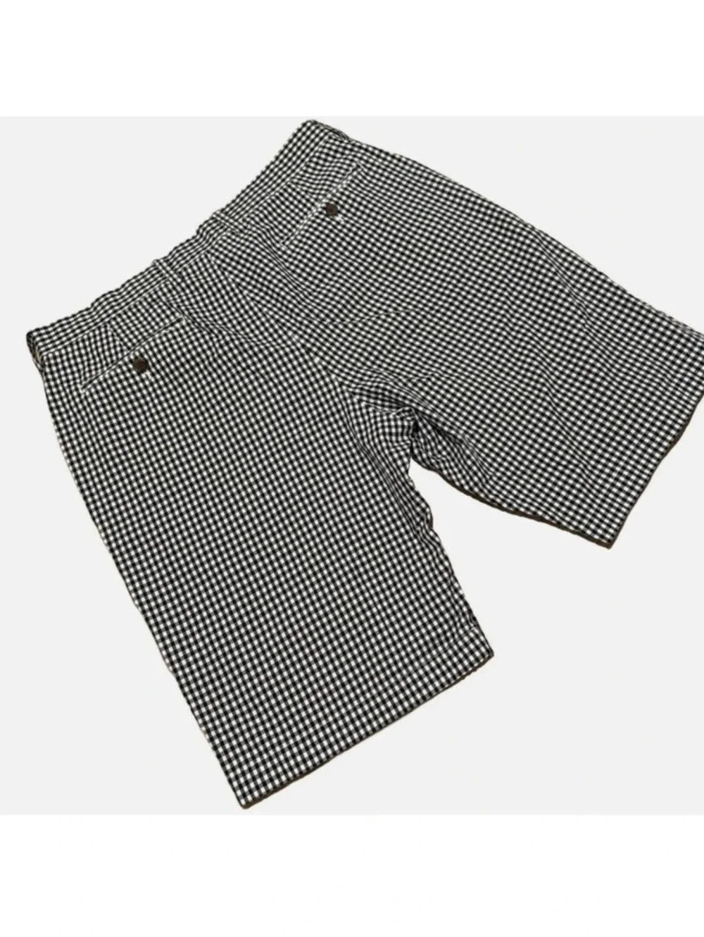 J.Crew Rivington Gingham Shorts – Black/White